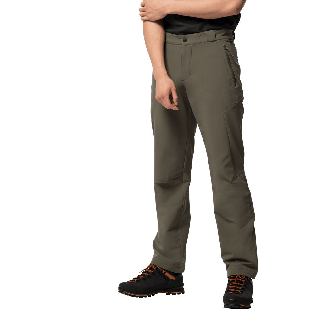 Jack Wolfskin ACTIVATE THERMIC Pantalons Homme Gris - HFENCXD-63